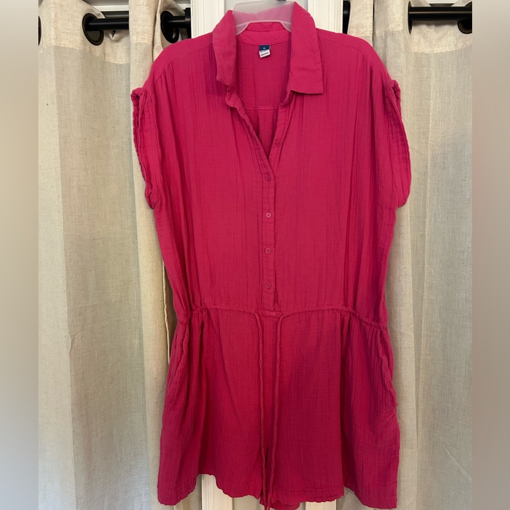 Women's Pink Romper